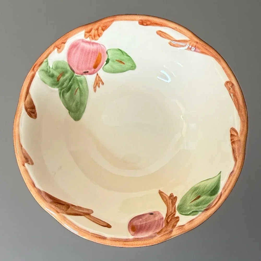 Vintage Franciscan Apple Coupe Cereal Bowl Ceramic 6